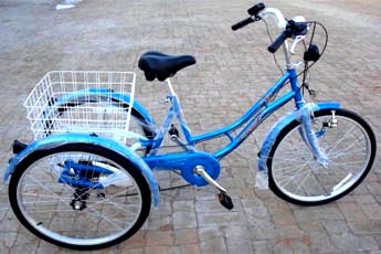 24" shimano 6 speed Tricycle